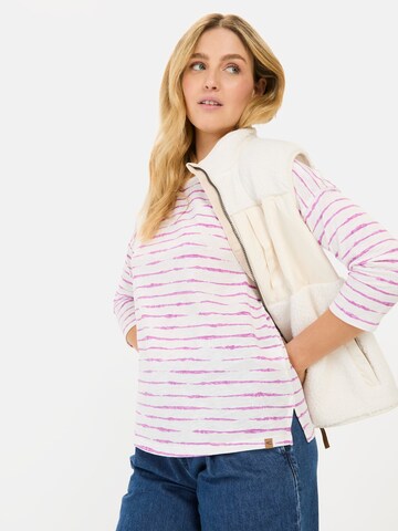 CAMEL ACTIVE Langarmshirt aus reiner Baumwolle in Lila