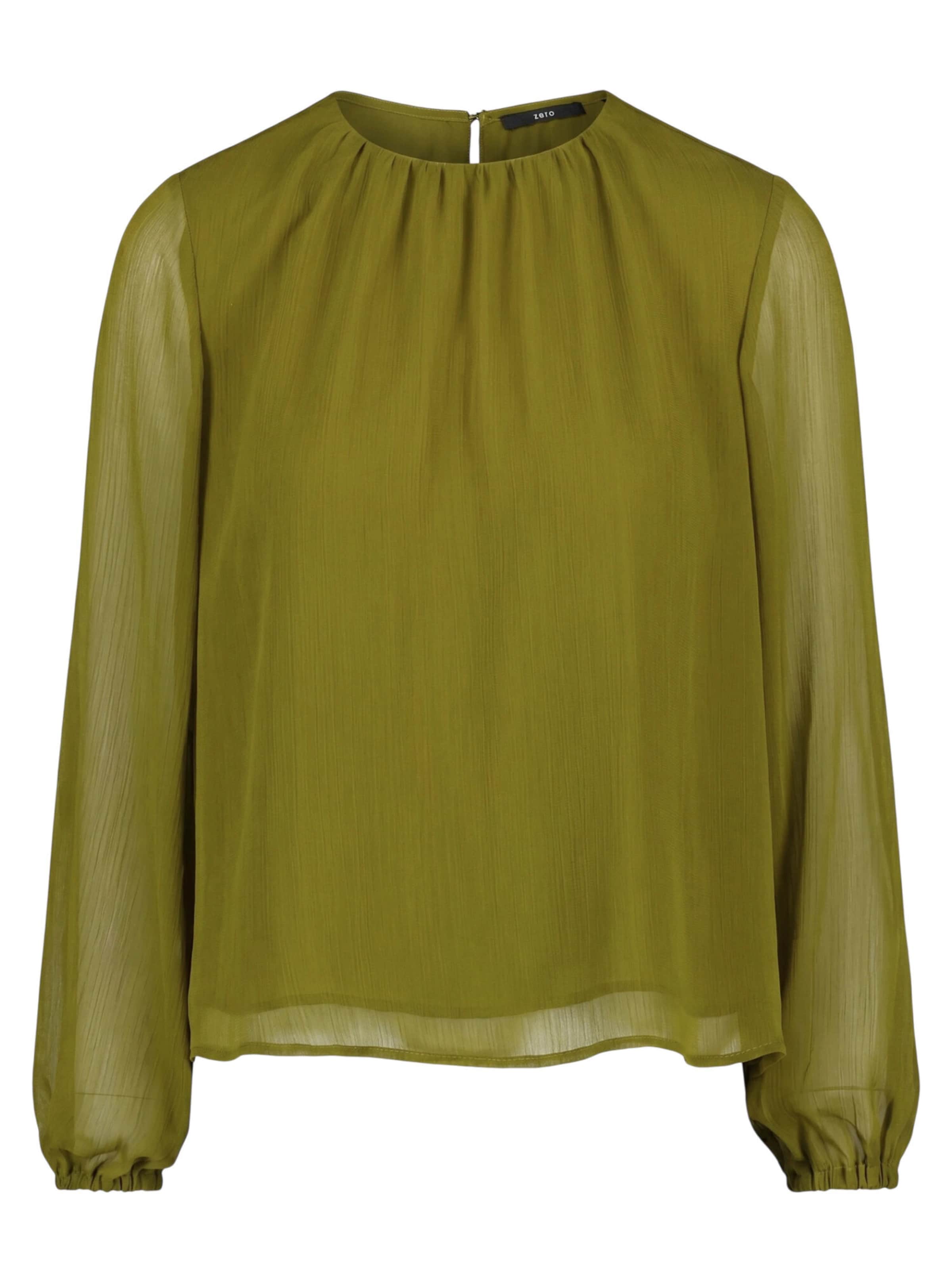 zero Bluse in Braun: Vorderseite