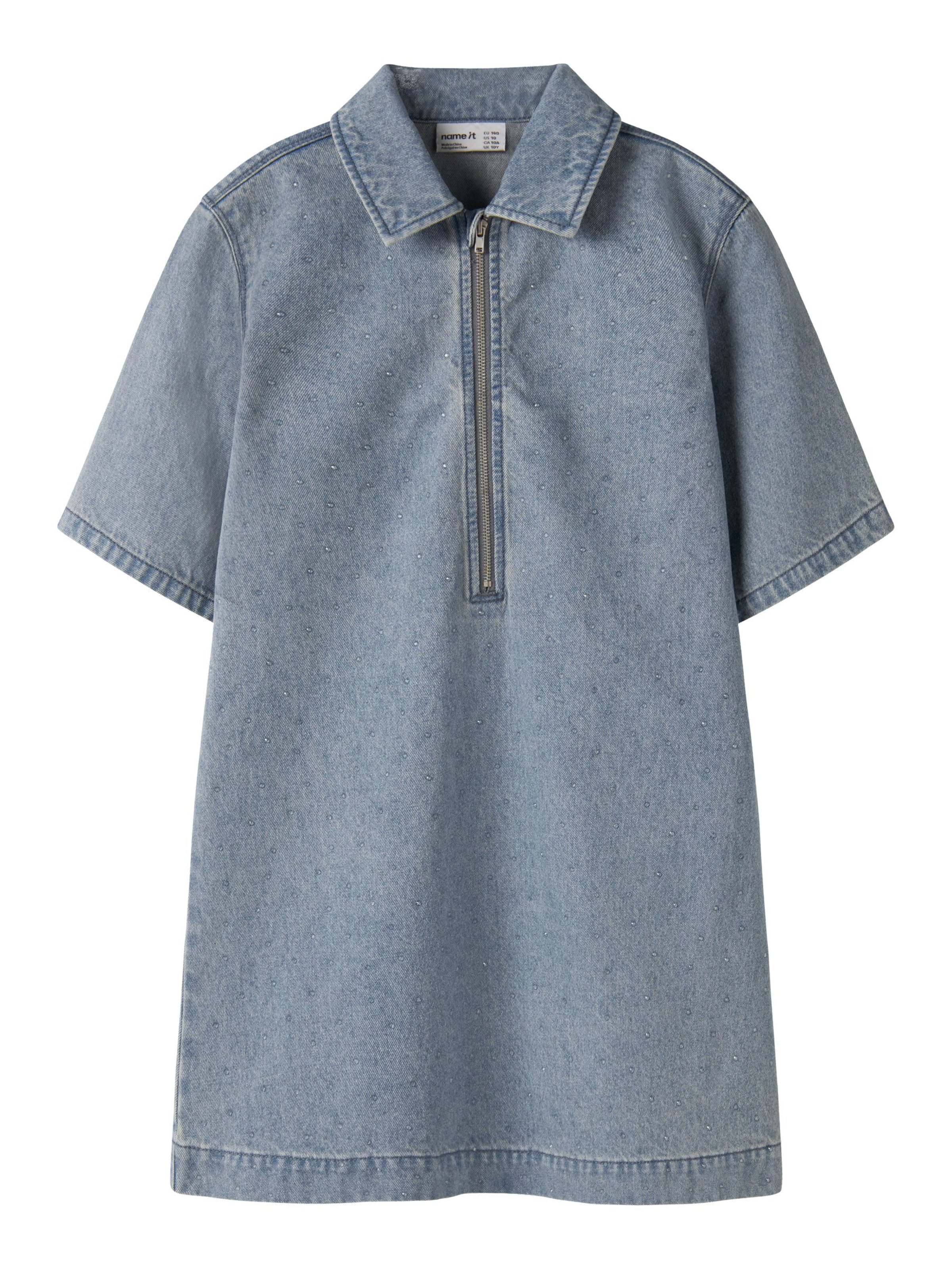 NAME IT Jurk in Blauw: voorkant