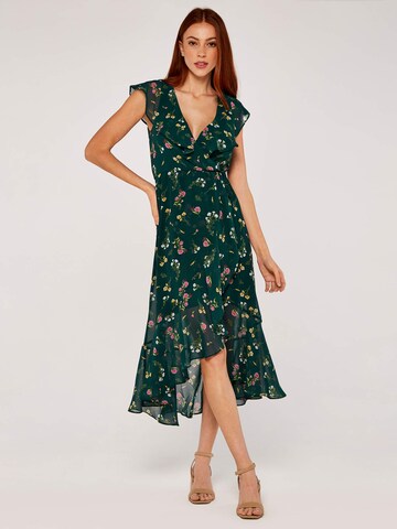 Apricot Summer Dress in Green