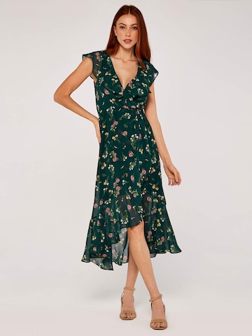 Apricot Summer Dress in Green