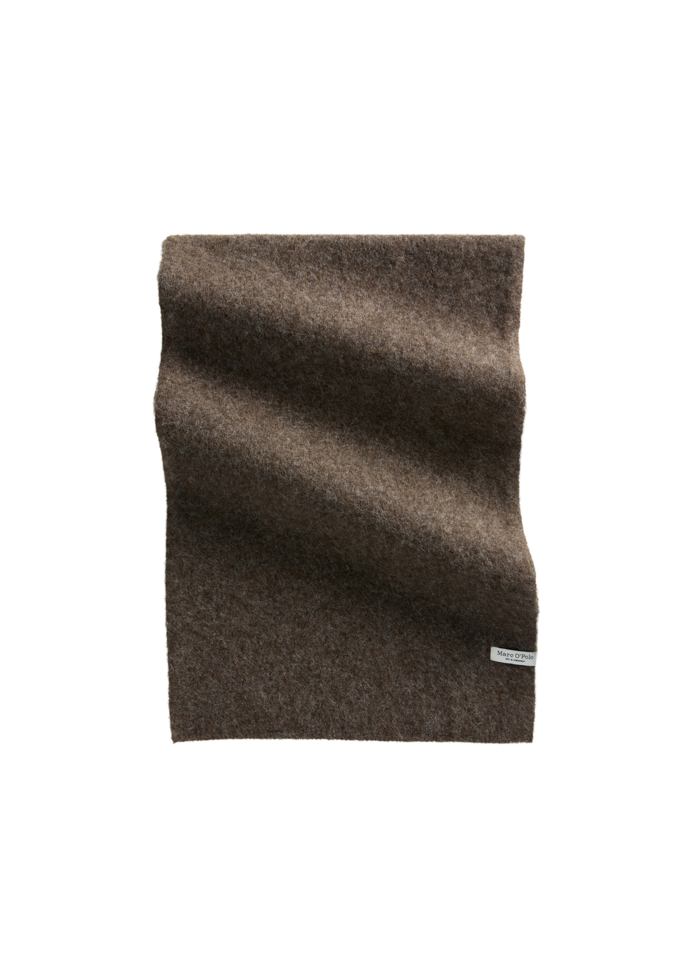 Écharpe Marc O'Polo en marron : devant