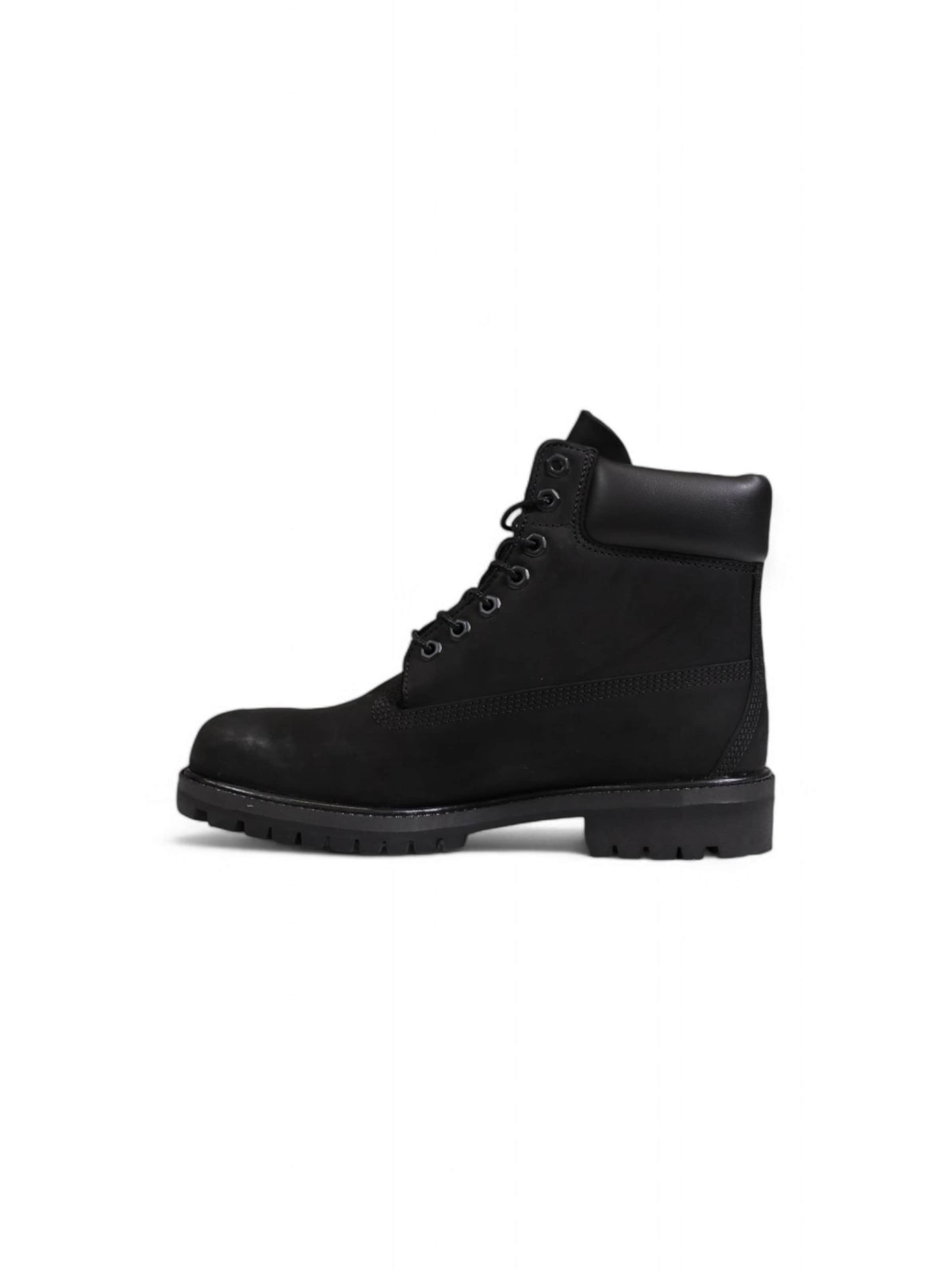 Bottes à lacets '6 IN LACE WATERPROOF BOOT TB110073001' TIMBERLAND en noir