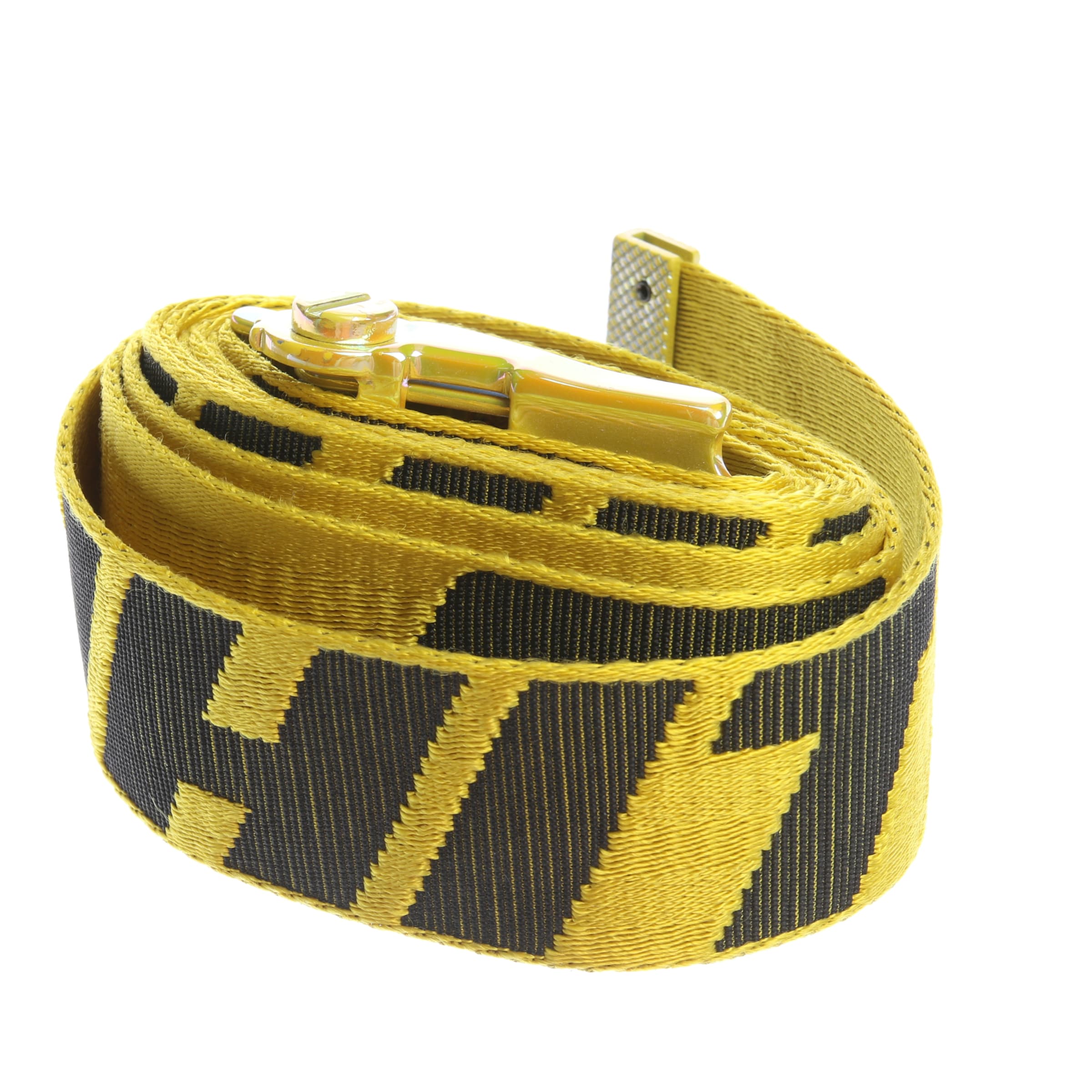 Off-White Belt & Suspenders in XS-XXL in Yellow: front