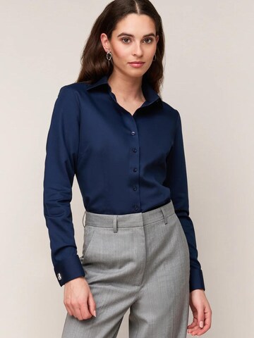 Blouse folklorique Vander Amsterdam en bleu : devant