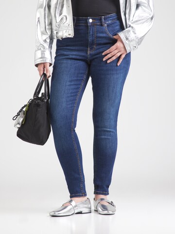 Skinny Jeans 'CARAYA' di ONLY Carmakoma in blu: frontale