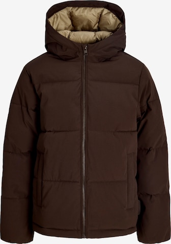 Jack & Jones Junior Winterjas 'Galaxy' in Bruin: voorkant