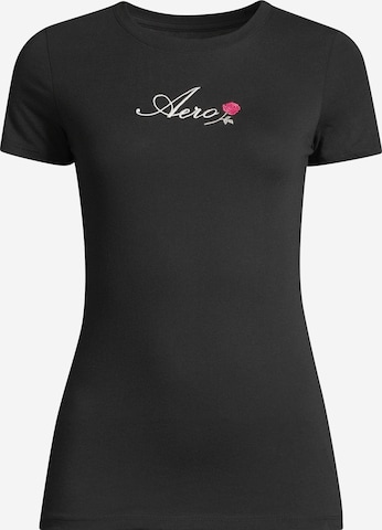 AÉROPOSTALE T-Shirt 'JULY' in Schwarz: predná strana