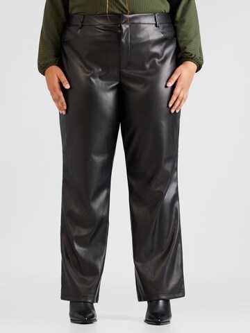 Noisy May Curve Loose fit Pants 'ANDY' in Black: front