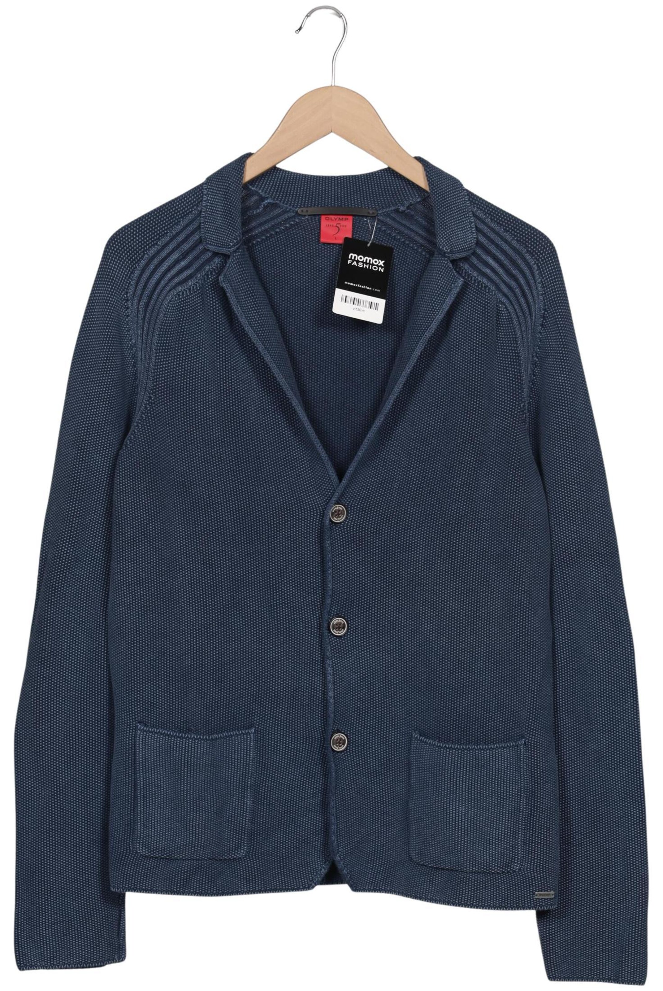 OLYMP Sweater & Cardigan in L in Blue: front
