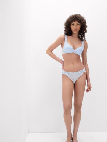 INTIMISSIMI Slip 'Pretty Flowers' in Blau: Vorderseite