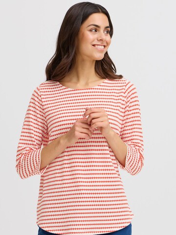 Fransa Shirt ' FRJOSIE TEE 2 ' in Red
