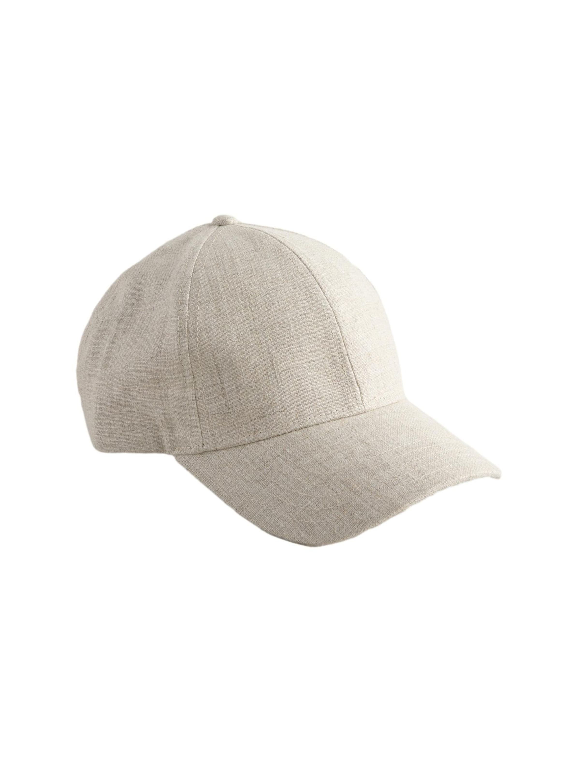 Next Cap in Beige: Vorderseite