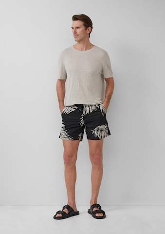 s.Oliver BLACK LABEL Badeshorts in Schwarz