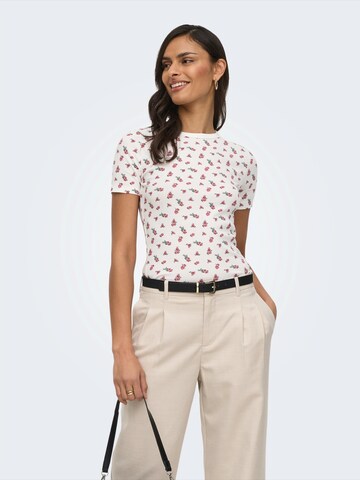 JDY Shirt 'JDYLUCKY' in White: front