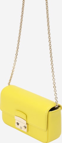 FURLA - Mala de ombro 'METROPOLIS' em amarelo: frente