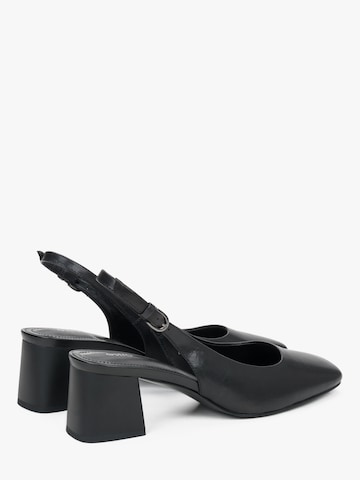 Estro Slingpumps '6022-1' in Zwart
