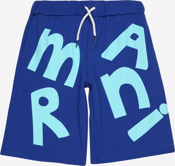 Regular Pantalon Marni en bleu : devant