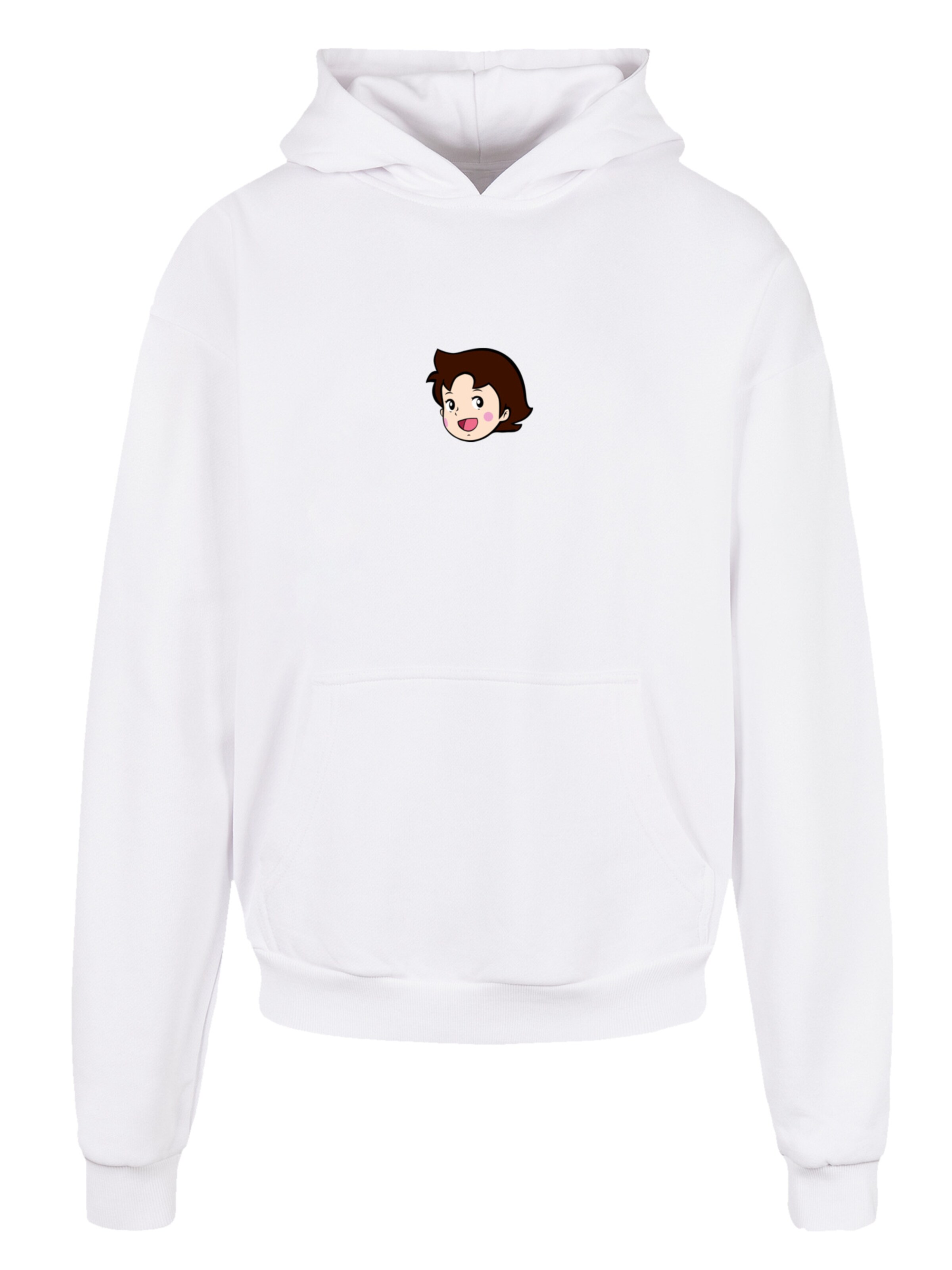 F4NT4STIC Sweatshirt in Weiß: Vorderseite