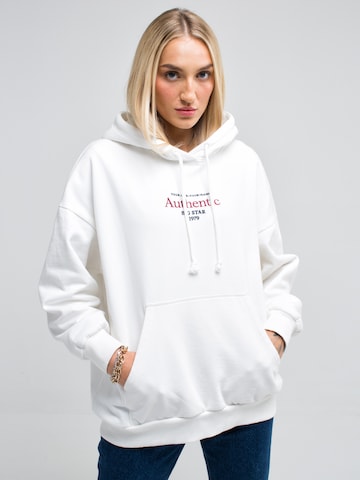 BIG STAR Sweatshirt 'Gladdena' in White: front
