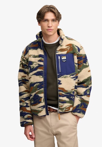 žalia Superdry & Co Flisinis džemperis 'TERRAIN': priekis