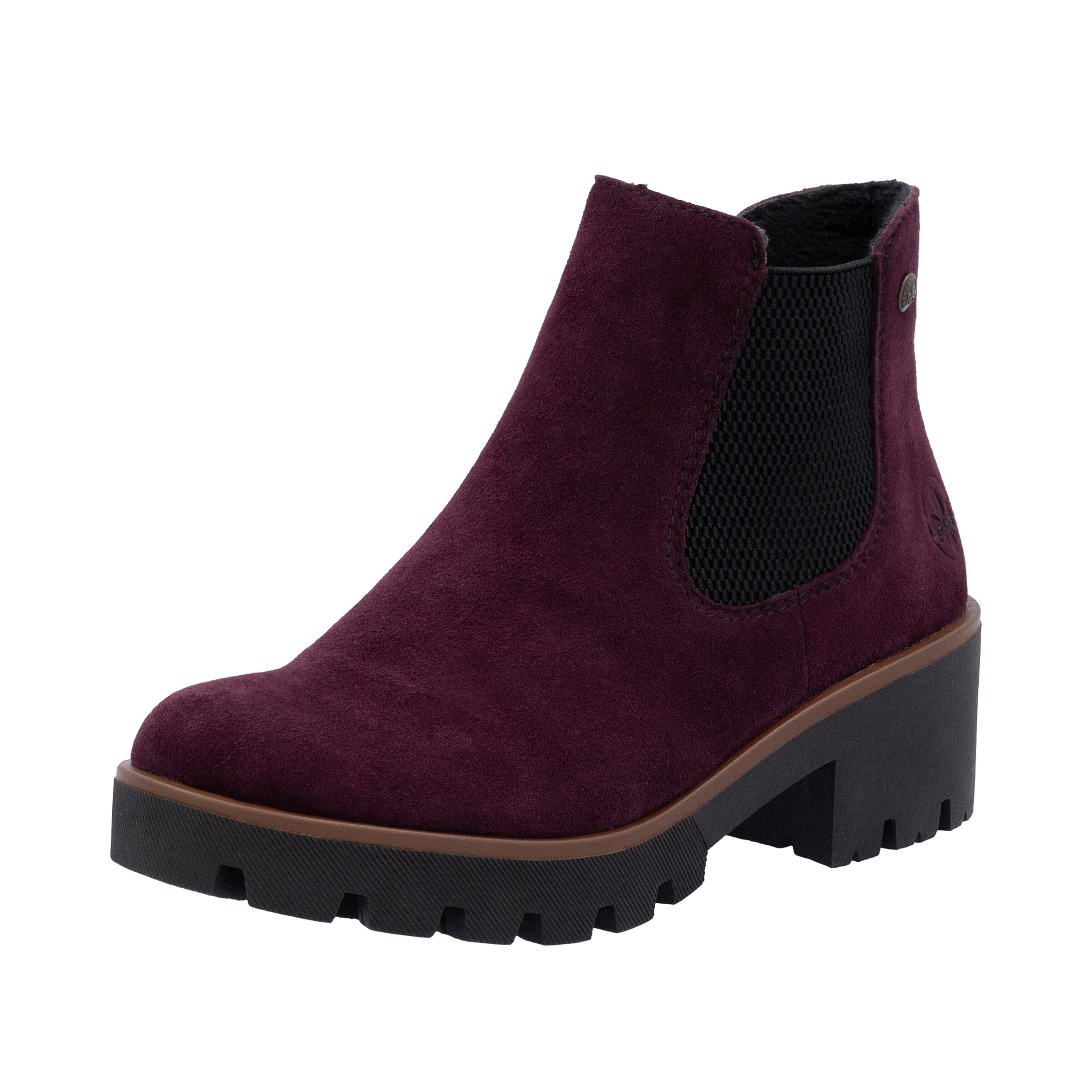 Rieker Chelsea Boots in Red: front