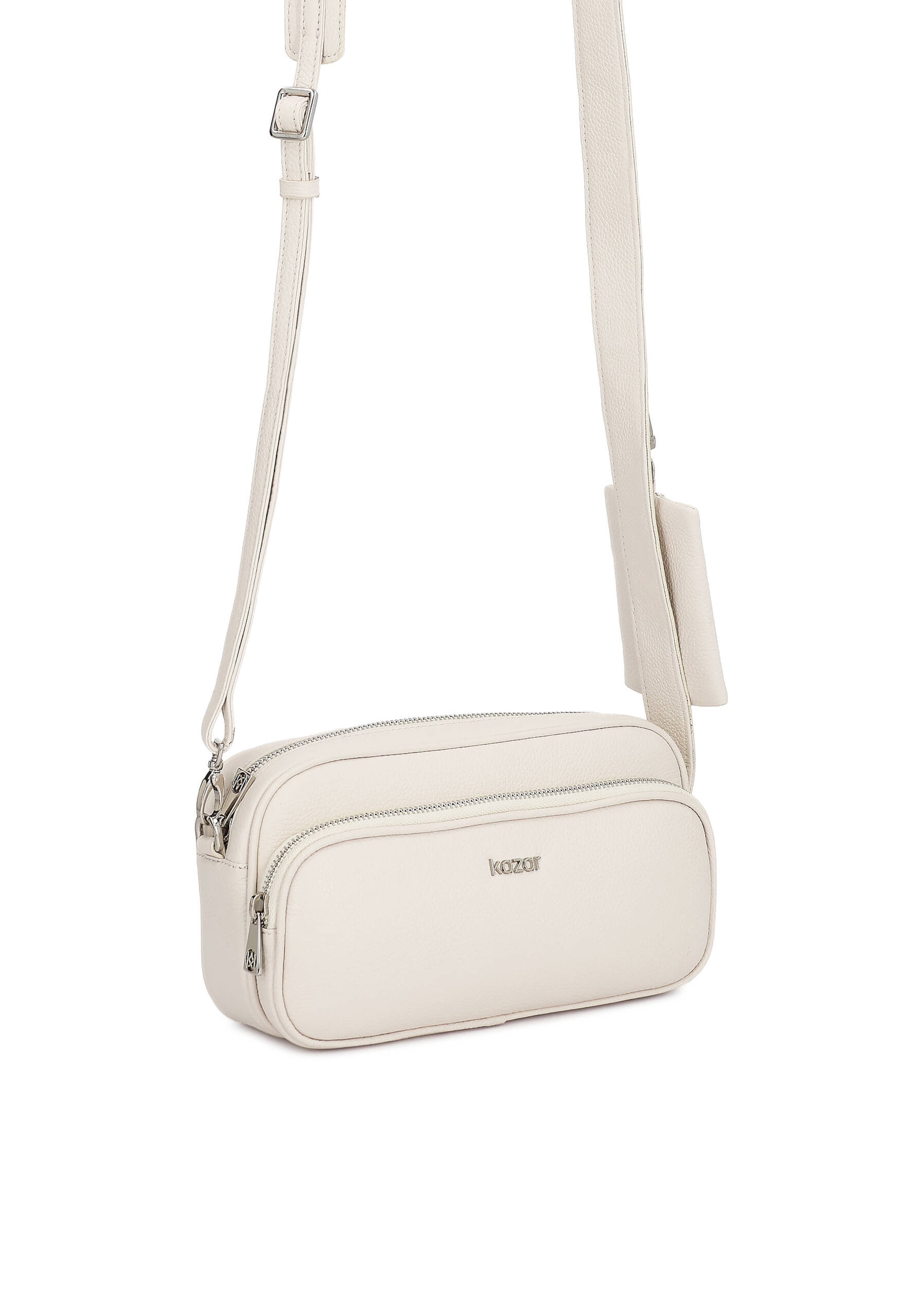 Sac à bandoulière Kazar en blanc