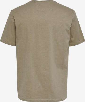 T-Shirt Only & Sons en beige