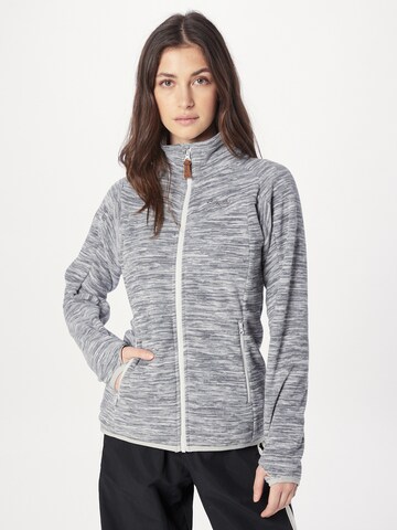 Bergans Athletic Fleece Jacket 'Hareid' in Grey: front