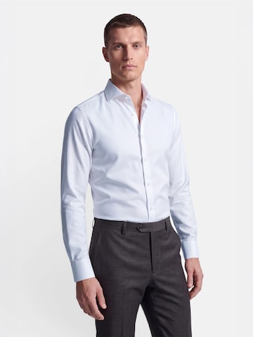 Vercate Slim fit Zakelijk overhemd 'Twill' in Wit