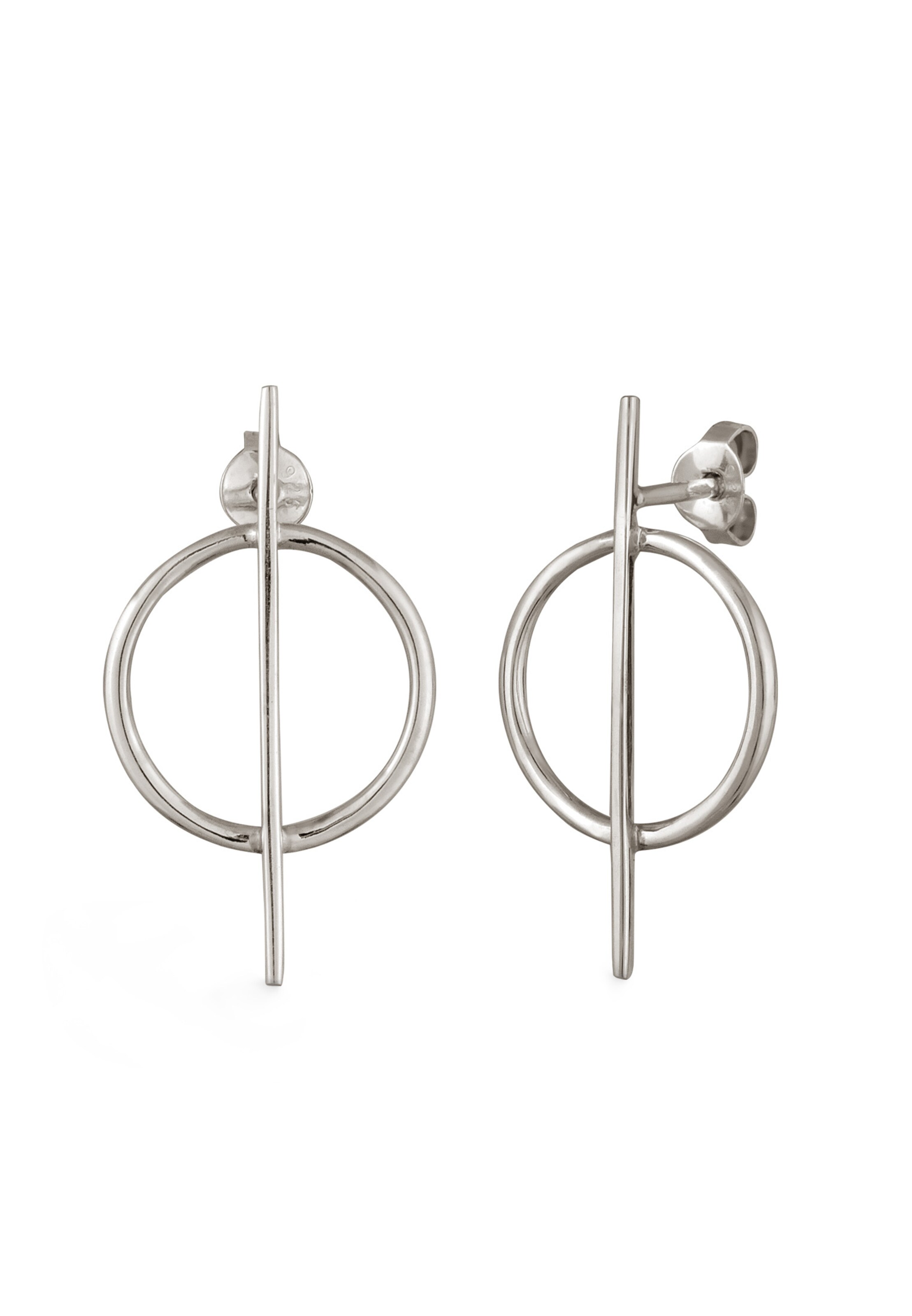 KUZZOI Earring in Silver: front