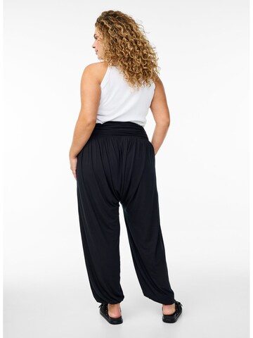Effilé Pantalon 'EMYNTE' Zizzi en noir