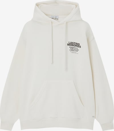 Pull&Bear Sweatshirt in schwarz / weiß, Produktansicht