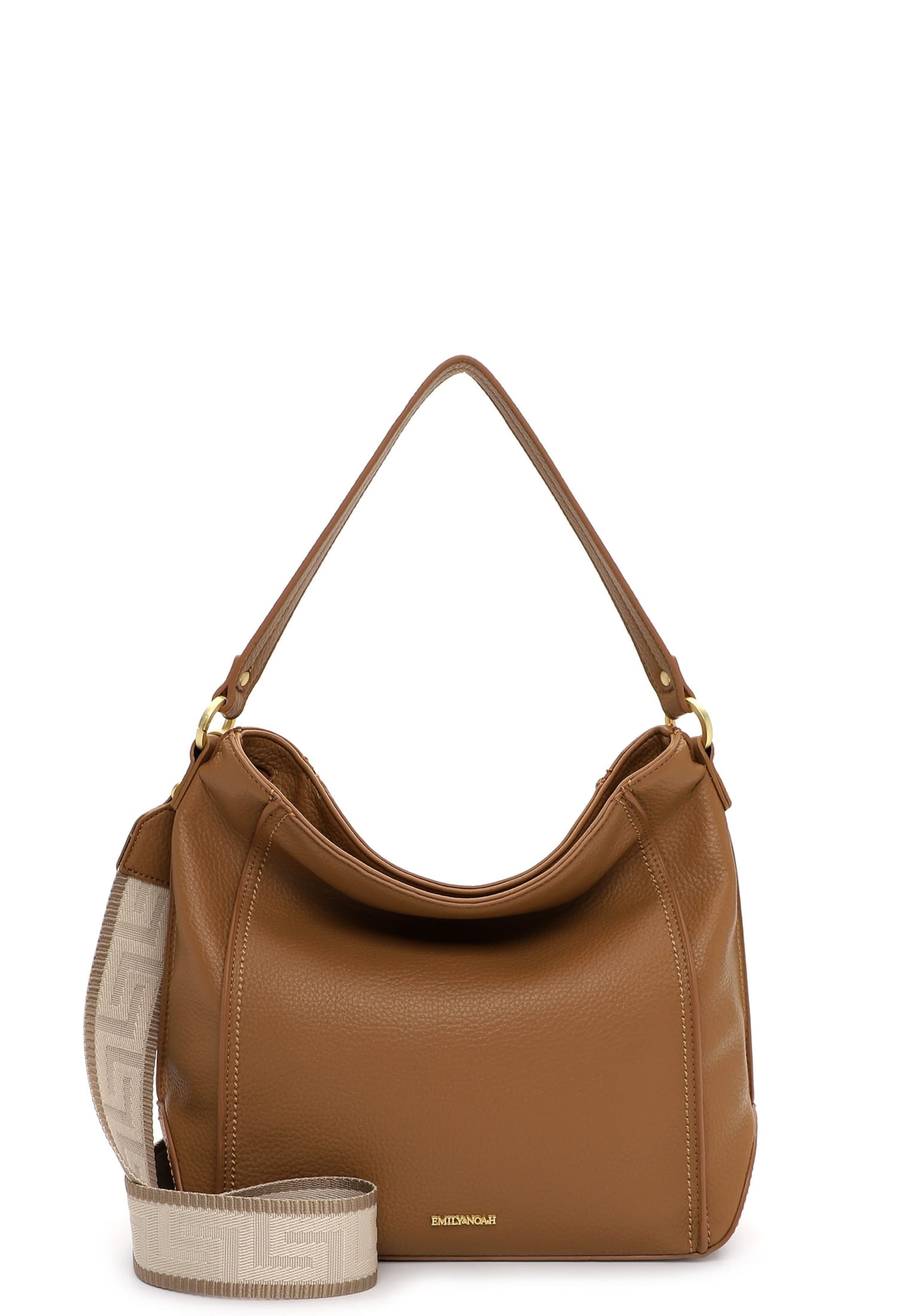 Poche ventrale 'Julie' Emily & Noah en marron : devant