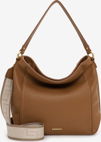Poche ventrale 'Julie' Emily & Noah en marron : devant