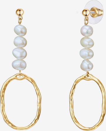 Lulu & Jane - Pendientes en oro: frente