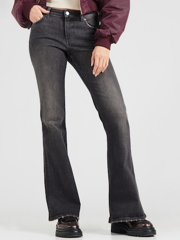 WEEKDAY Flared Farmer 'Katsumi' - fekete: elől