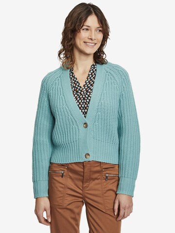 Betty & Co Knit Cardigan in Blue: front