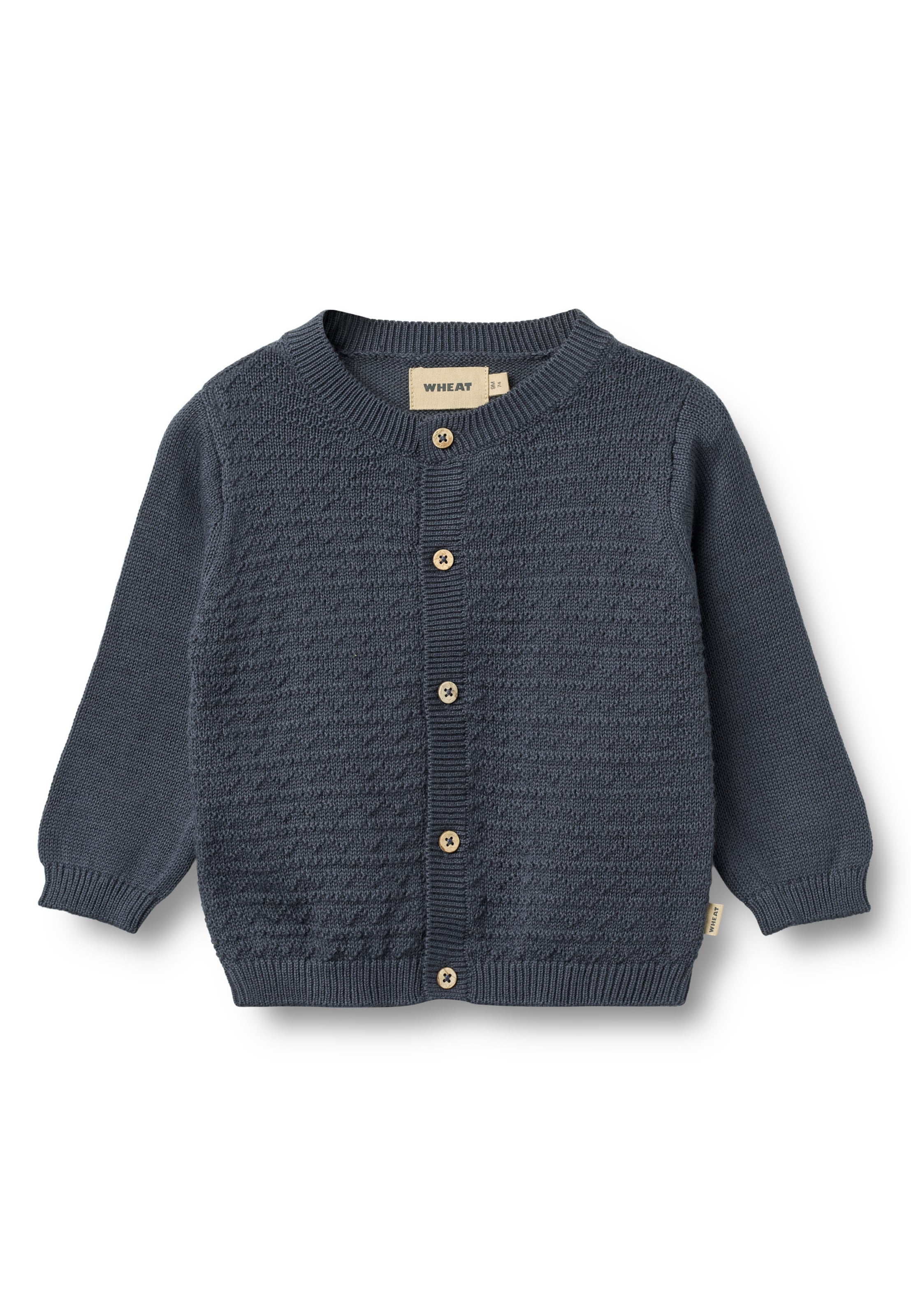 WHEAT Kardigan 'Björn' w kolorze niebieski: przód