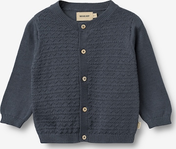 WHEAT Pletená bunda 'Björn' – modrá: přední strana