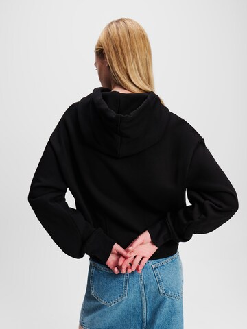 Felpa ' Pintuck ' di KARL LAGERFELD JEANS in nero