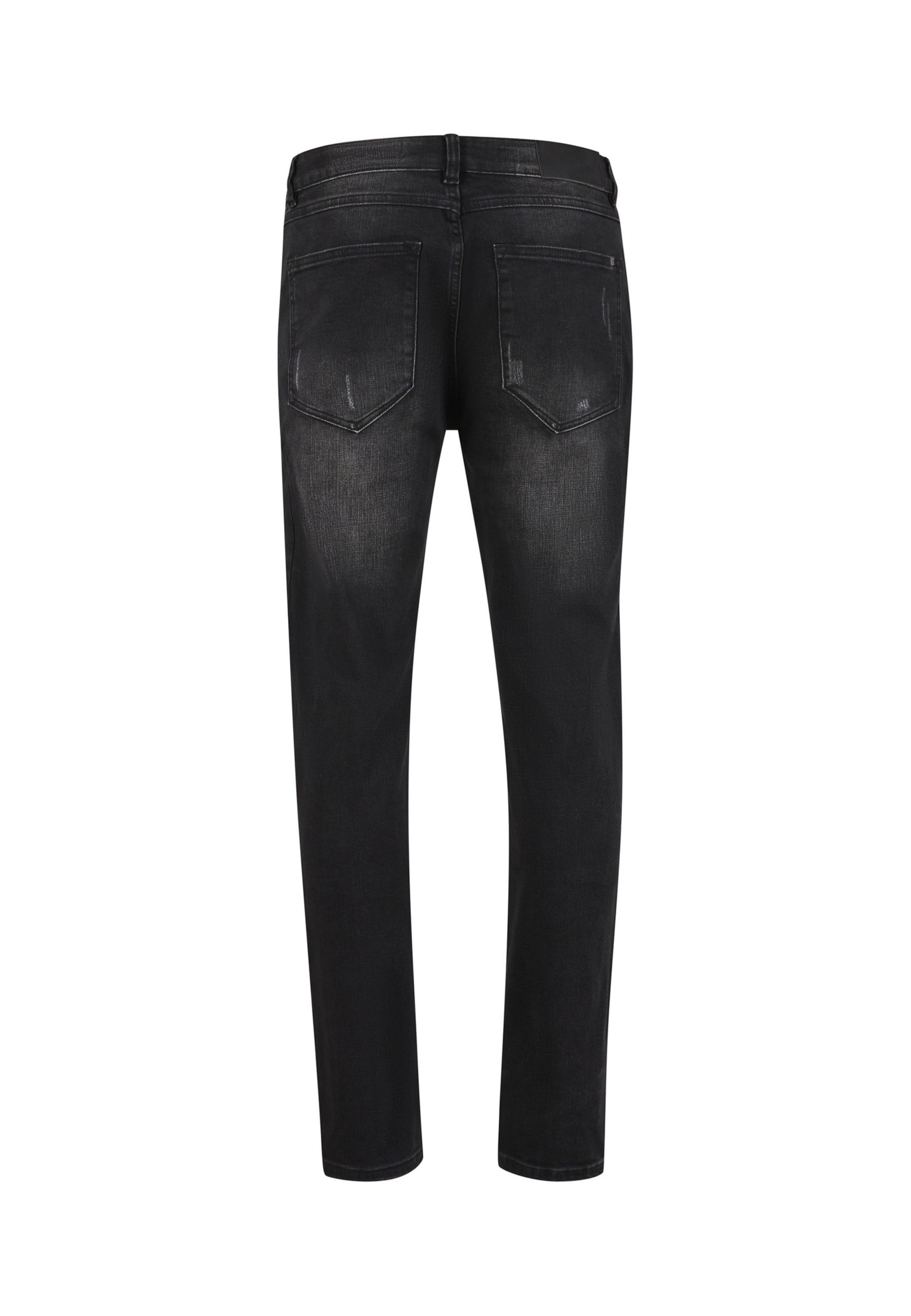 Alessandro Zavetti Slimfit Jeansy 'Artiglio' w kolorze czarny