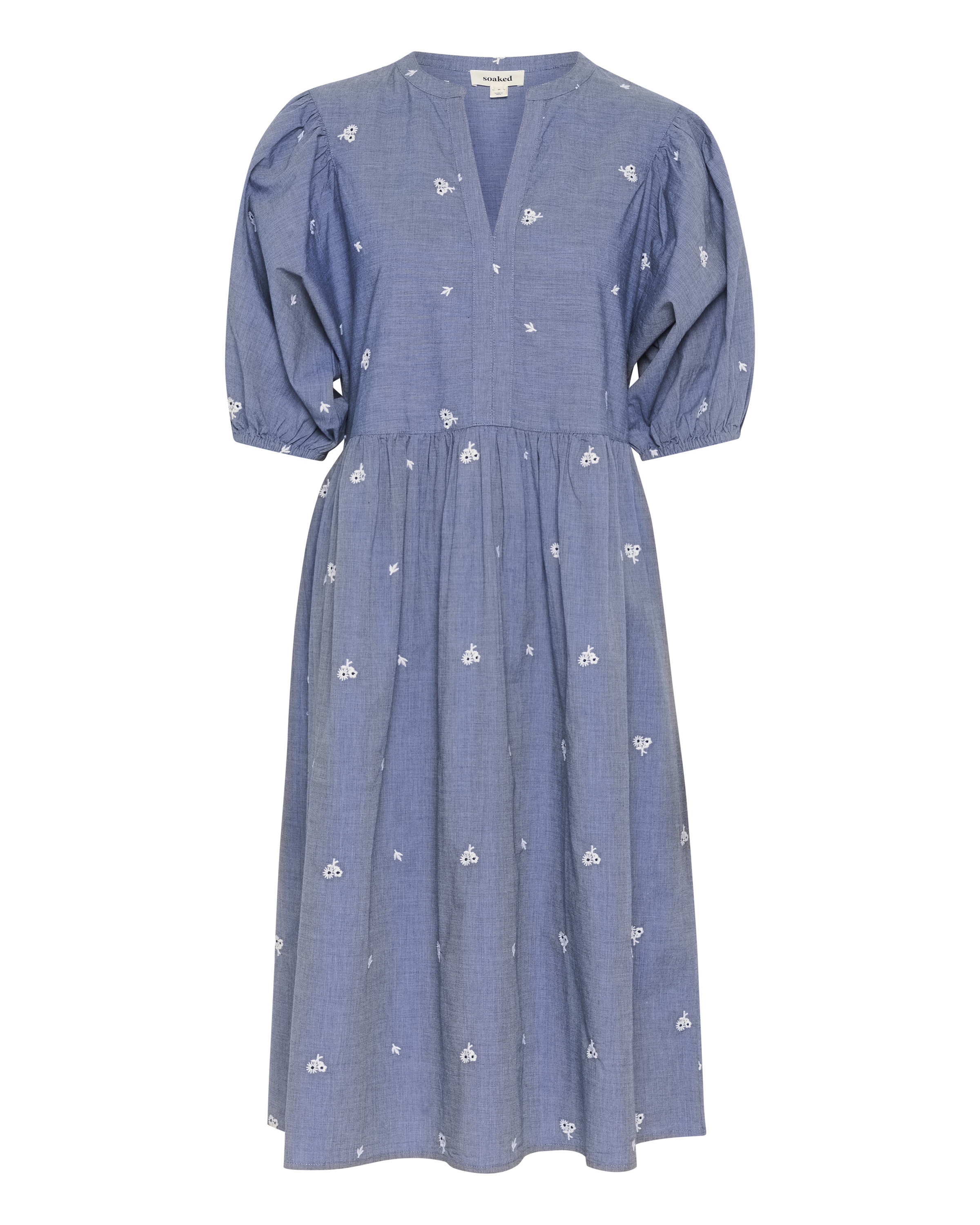 SOAKED IN LUXURY Kjole 'Elly Josie' i blå: forside