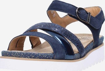 MOBILS ergonomic Sandalen met riem 'THINA' in Blauw