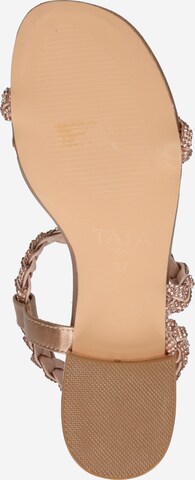 TATA Italia Strap Sandals in Gold