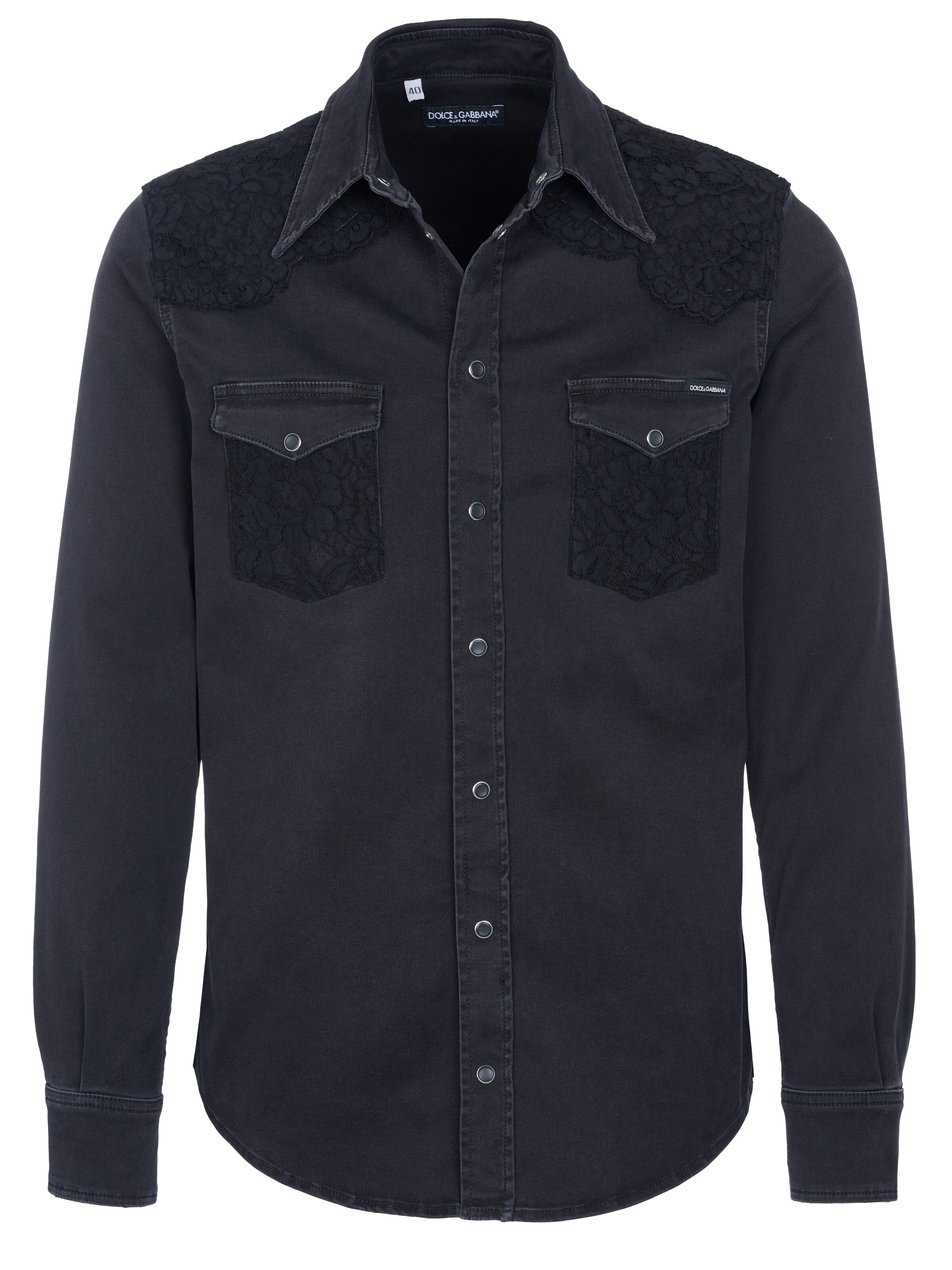 DOLCE & GABBANA Shirt in M in Black, Item view