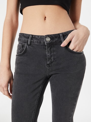 Goldgarn Slimfit Jeans 'ROSENGARTEN' in Zwart