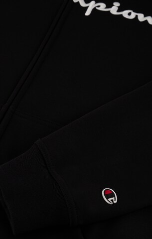 Champion Authentic Athletic Apparel - Sudadera con cremallera en negro