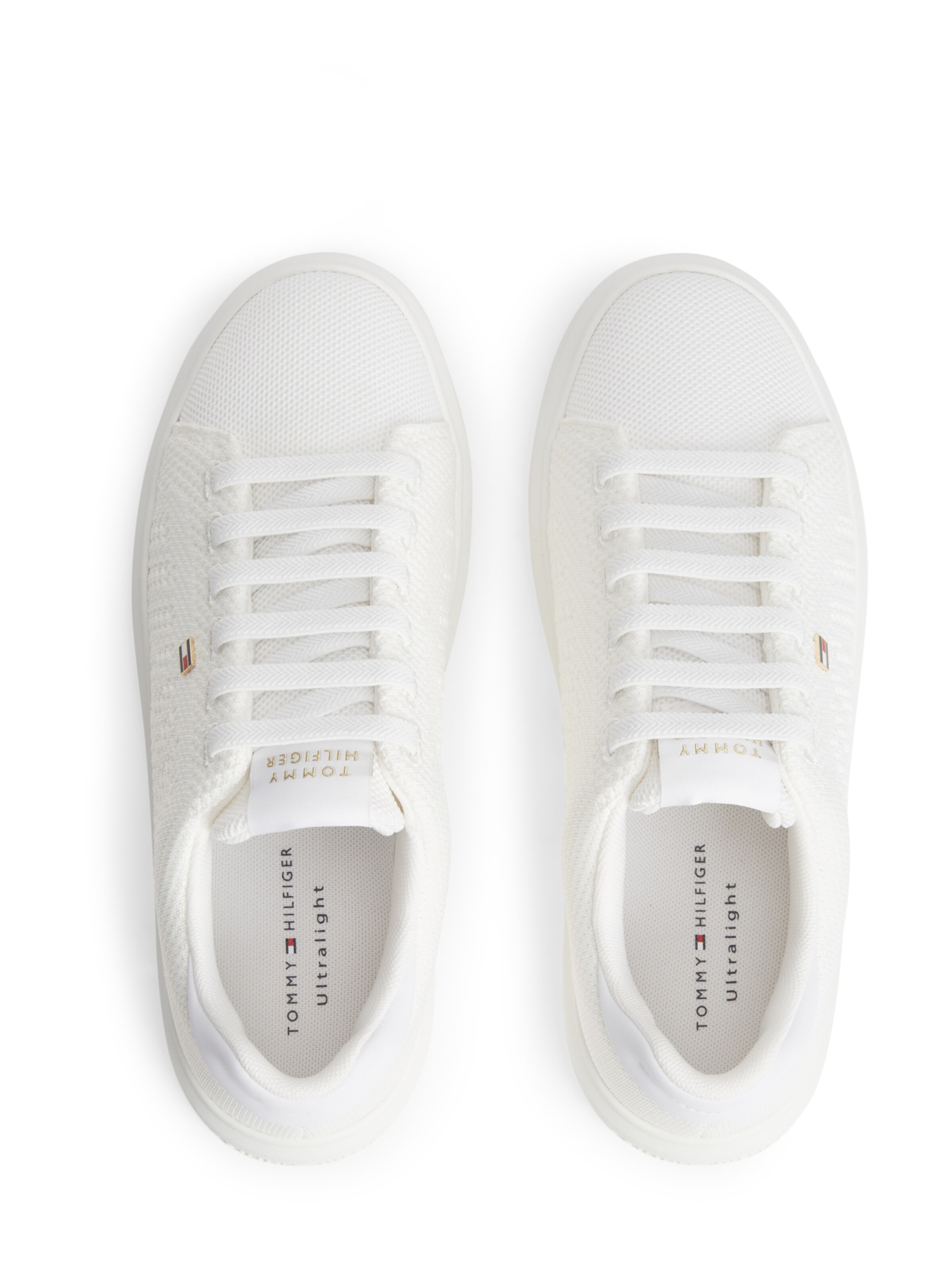 TOMMY HILFIGER Sneakers laag 'LIGHT KNIT' in Wit