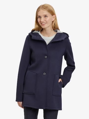 Amber & June Between-Season Jacket in Blue: front